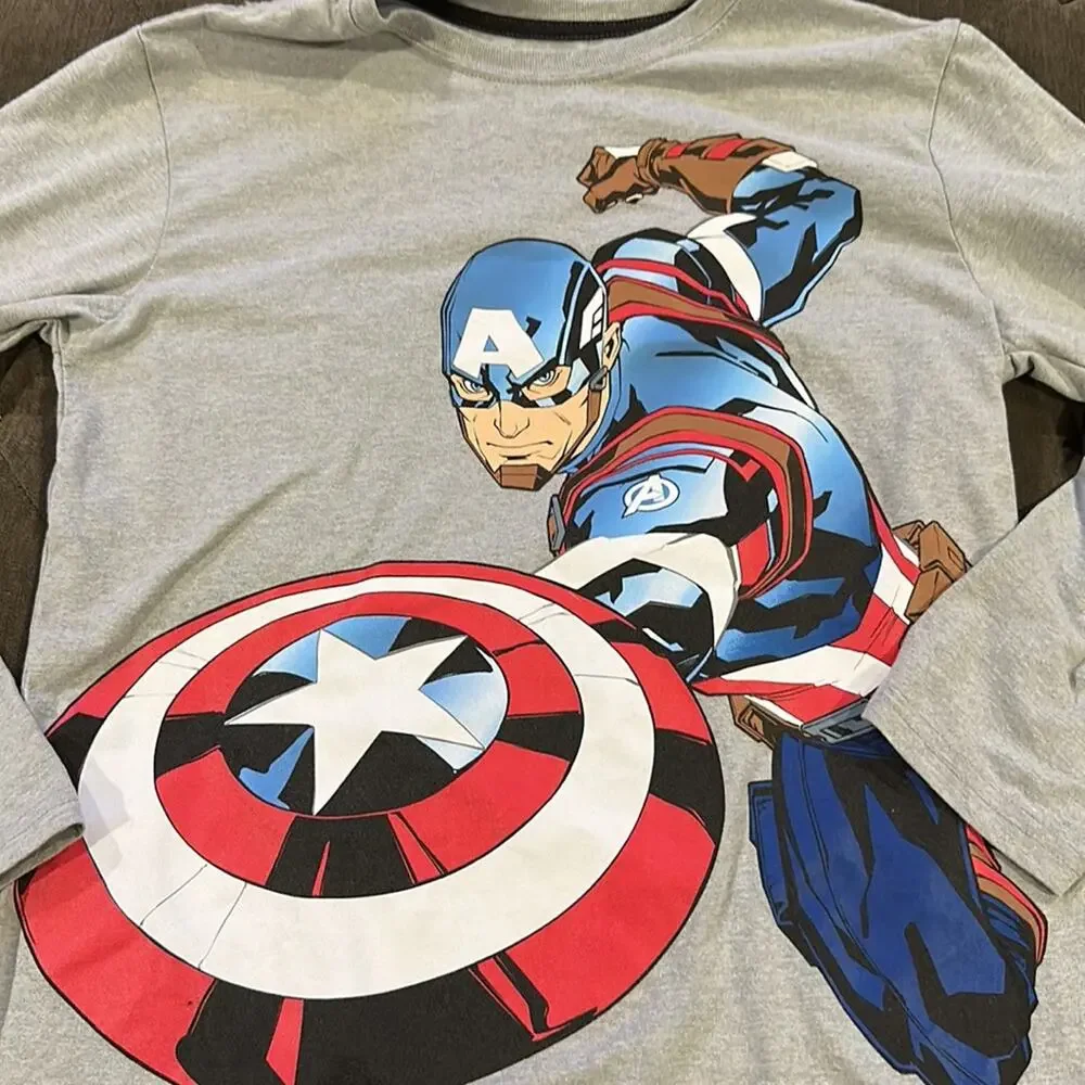 Marvel captain America long sleeve tshirt size XL (14)